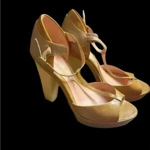 Luisa Barcelos heals. Rubber soles and heels  4.5 inch heel. Never worn. NWOT